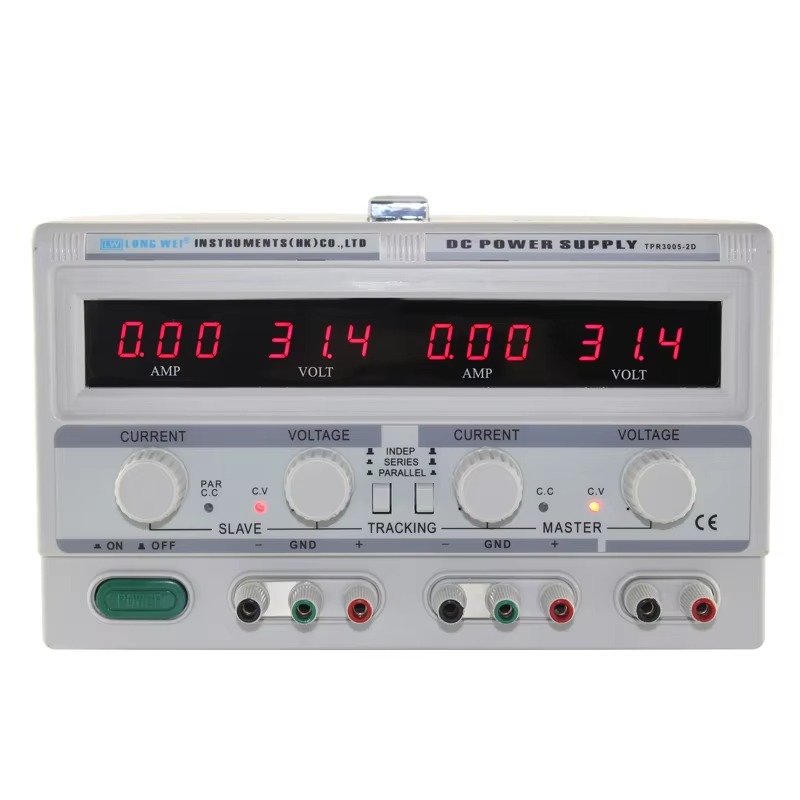 Dual Channel Linear Power Supply 30V 5A - Fonte de alimentação linear ajustável de