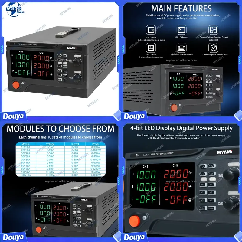 Fonte de Alimentação de Bancad - High Power 60V 20A Bench Power Supply avaliação e preço