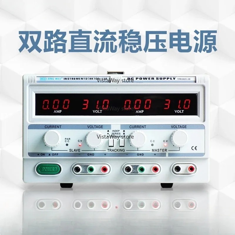 Fonte de alimentação regulada  - Linear Dc Power Supply Triple Output avaliação e preço